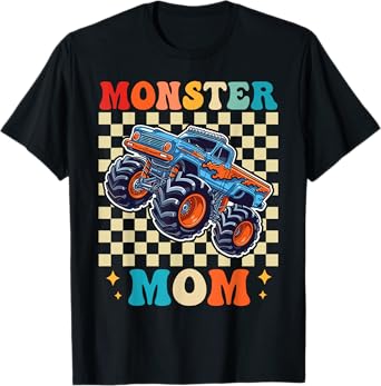 Monster Truck Mom Family Matching Monster Truck Lovers T-Shirt