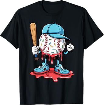 Baseball Lifestyle 101 Apparel Youth Baseball Drip Icecream T-Shirt