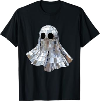 Retro Disco Boo Halloween Boo In Boujee Spooky Disco Ghost T-Shirt