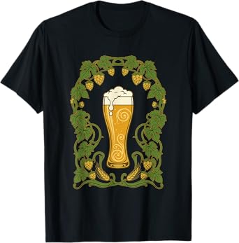 Elegant Beer - Hop Art T-Shirt