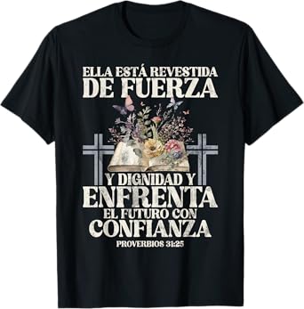 Christian Spanish Español Cristianos Religious Jesus God T-Shirt
