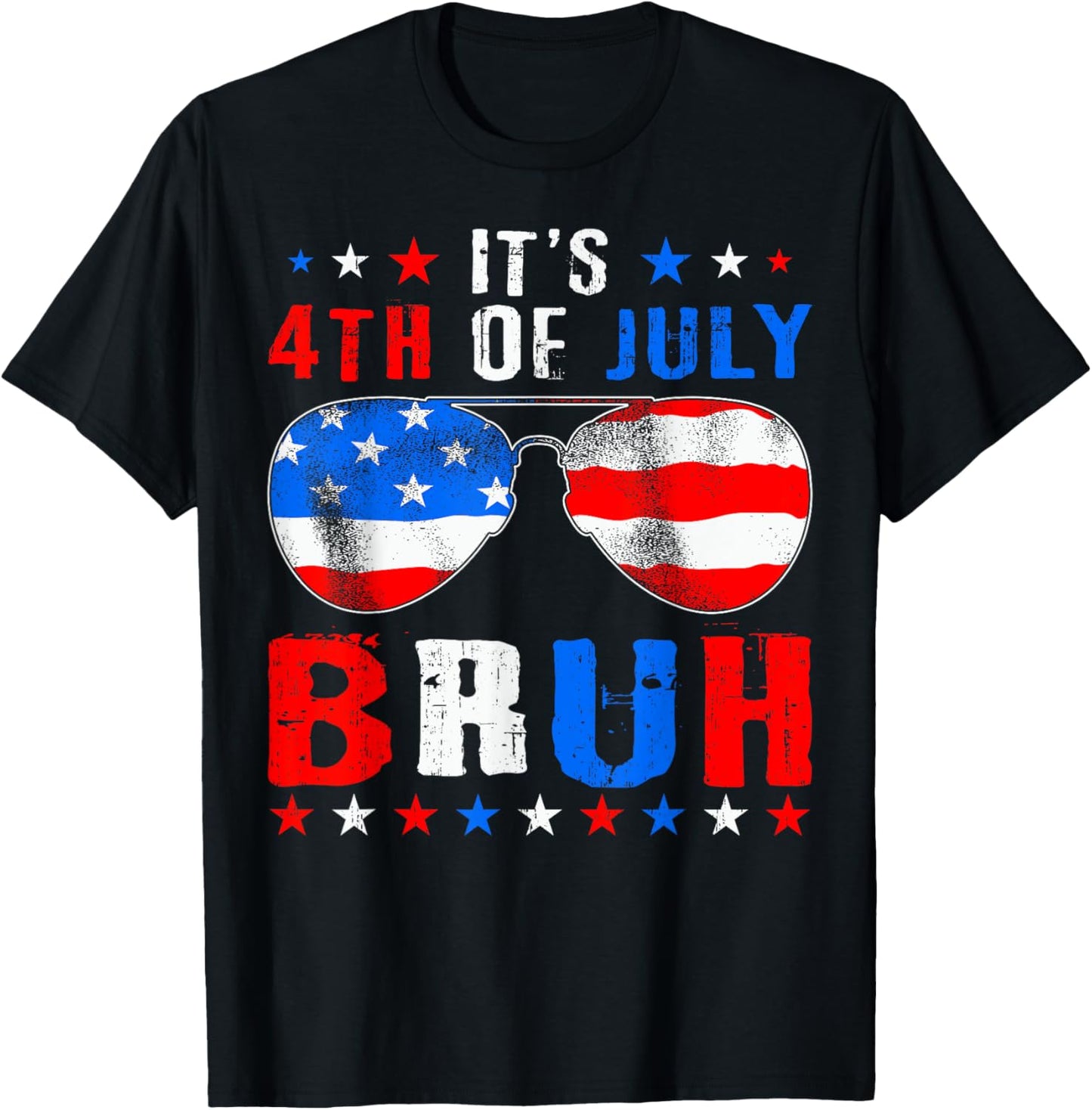 It's 4th Of July Bruh 4th Of July Boys Kids Fourth Of July T-shirt