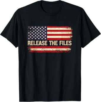 RELEASE THE FILES US Flag Vintage T-Shirt