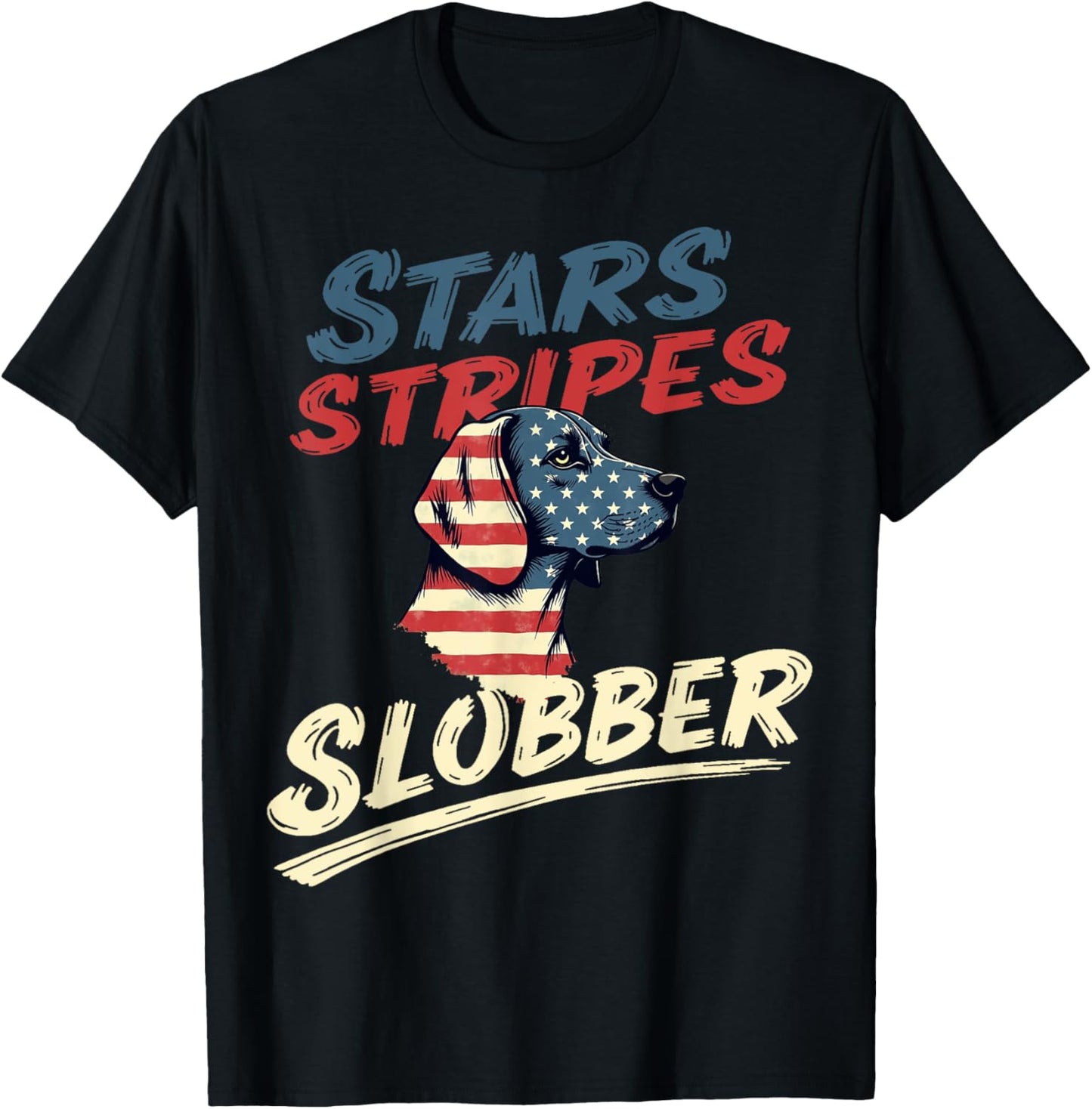 Funny Beagle Dog Vintage Beagle American Flag T-shirt