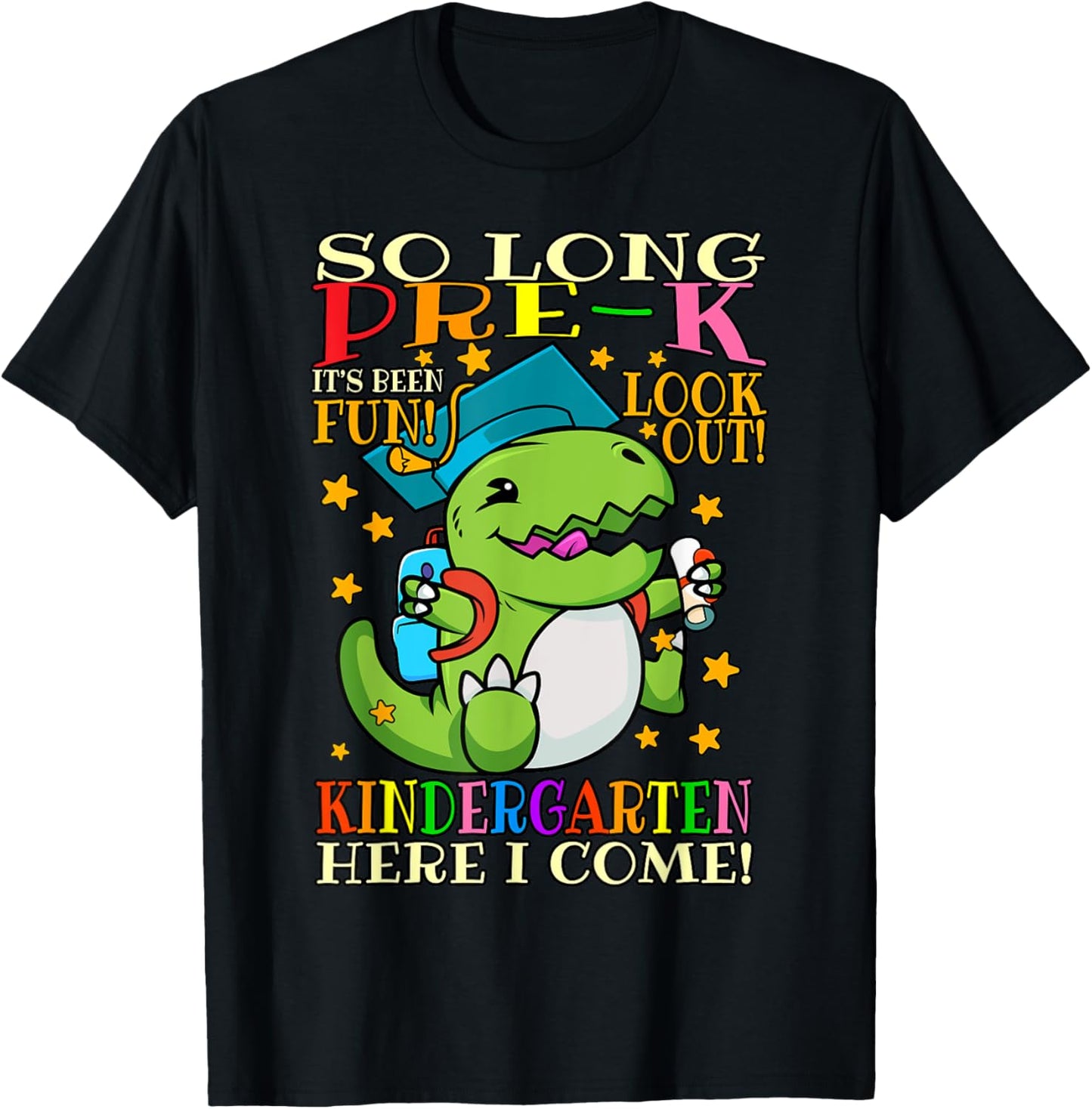 So Long Pre-K Graduation Preschool Hello Kindergarten Tee by TeeBrew