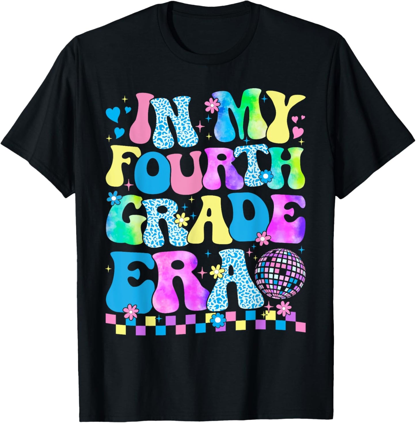 Groovy In My Fourth Grade Era 4th Grade Back To School Tee by TeeBrew