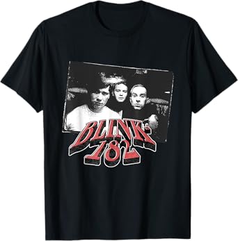 Official Blink-182 Throwback Photo T-Shirt