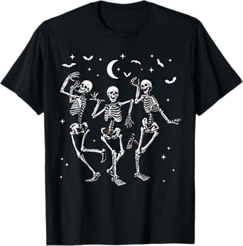 Funny Dancing Skeleton Women Men Kids T-Shirt