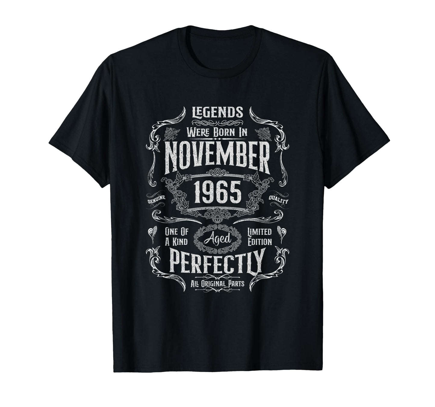 59th Birthday Legends Were Born In November 1965 T-Shirt
