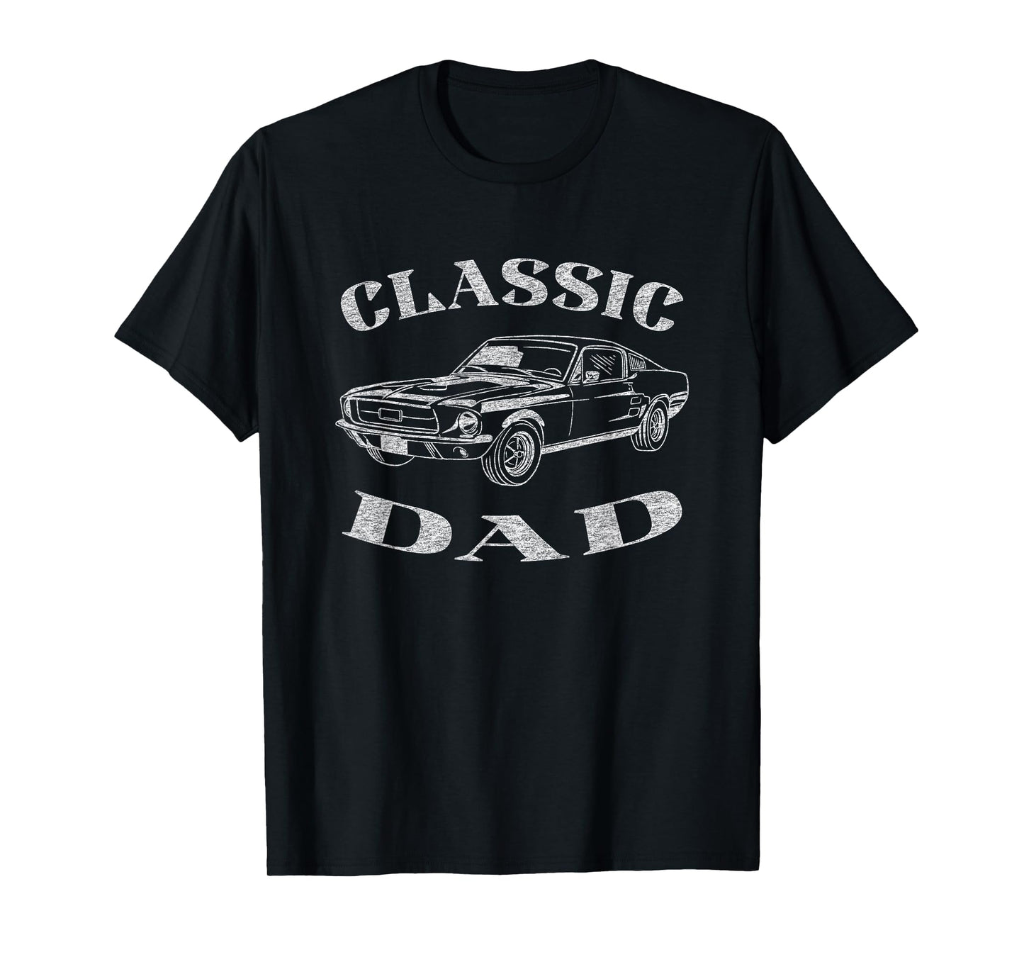 Funny Dad Classic Car Graphic T-Shirt