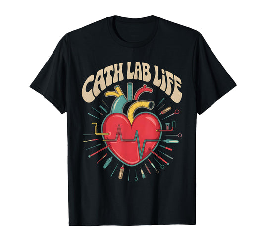 Cath Lab Life Cardiac Cath Lab Medical Medicine T-Shirt