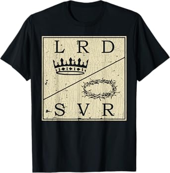 Vintage Retro Jesus Christian Lord & Savior Graphic 3 T-Shirt