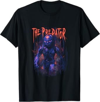 Aliens The Predator Iconic Epic Walking Big Chest Poster T-Shirt