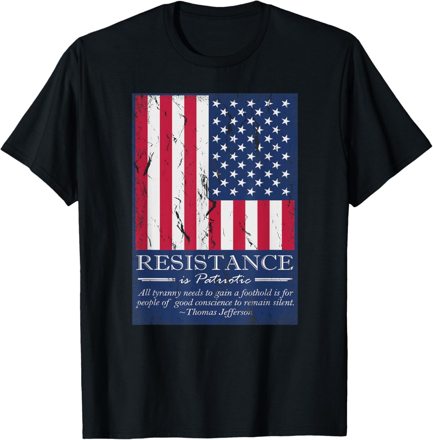 Resistance is Patriotic Tee Resist Anti-Trump Patriot T-Shirt