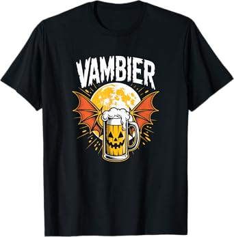 Halloween Vambier Outfit Beer Replacement Costume T-Shirt