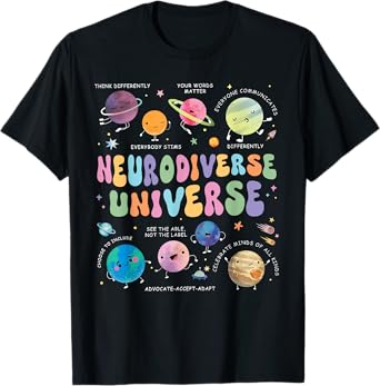 Neurodiverse Universe Autism Awareness Understand Accept T-Shirt