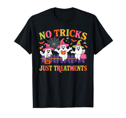 Funny Nurse Ghost for Scrub Life & Nursing Halloween Lovers T-Shirt