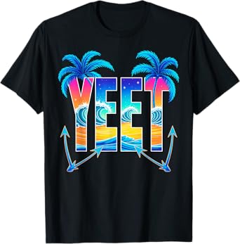 Vintage Yeet Apparel Funny saying Sarcastic Men Women Kids T-Shirt