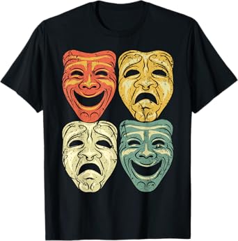 Theatre Art For Men Women Broadway Drama Musical Theater T-Shirt
