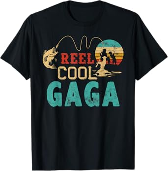 Fishing Reel Cool Gaga Father’s Day Gift For Fisherman Gaga T-Shirt
