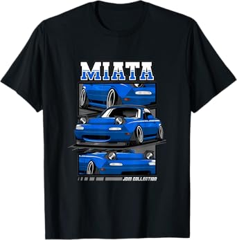 Japanese Miata Car Retro Vintage Sports Car Legend 90s T-Shirt
