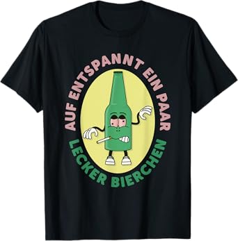 Delicious Beer On Relaxed Funny Design T-Shirt