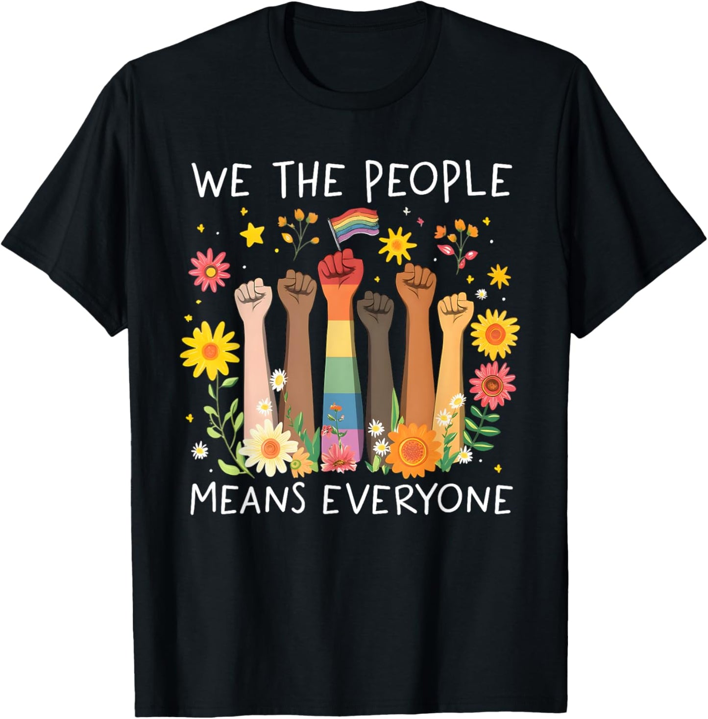 We The People Means Everyone Us Constitution Lgbt Pride T-shirt