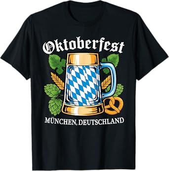 Munich Munchen Deutschland Oktoberfest German Beer Festival T-Shirt