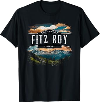 Fitz Roy Mountains Argentina Hiking Outdoors Vintage T-Shirt