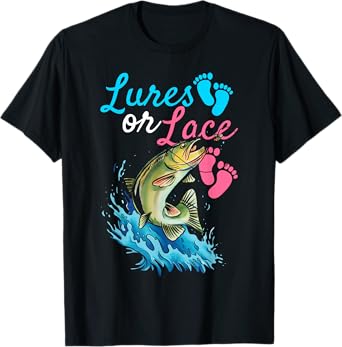 Lures or Lace Quote for Fishing lovers T-Shirt