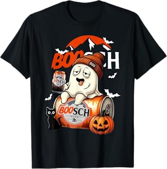 Boo Ghost Halloween Beer Party Drinking Spooky Season Men T-Shirt