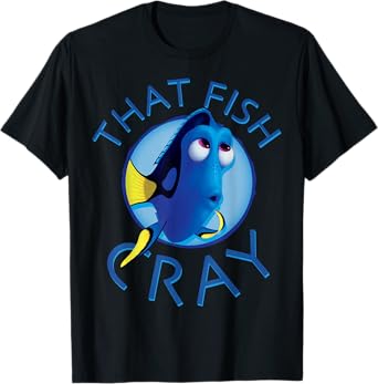 Disney Pixar Finding Dory That Fish Cray Ocean Blue Logo T-Shirt