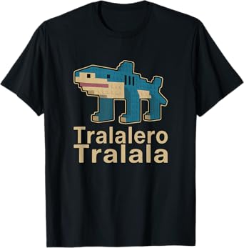 Tralalero Tralala - Funny Italian Brainrot Cringe Kids Meme T-Shirt