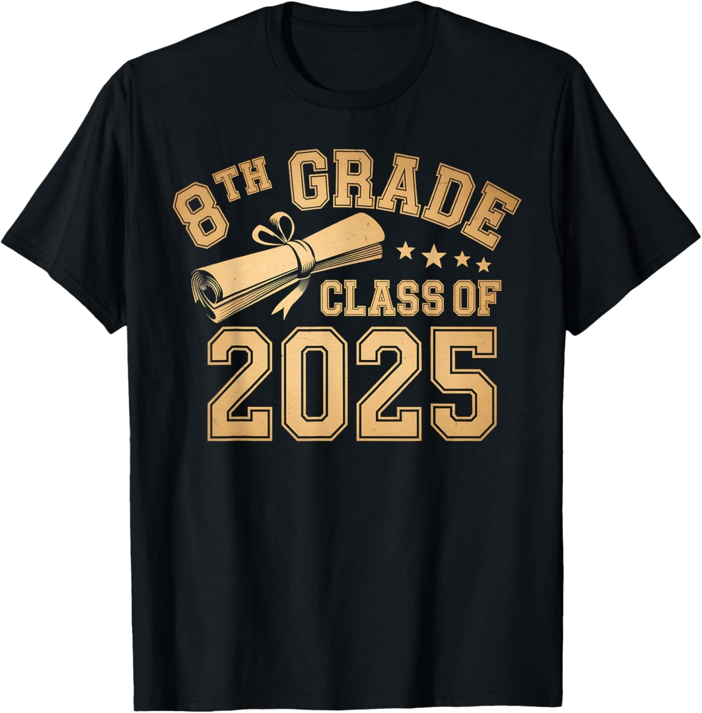 8th Grade Class of 2025 Graduation Student Gift T-Shirt