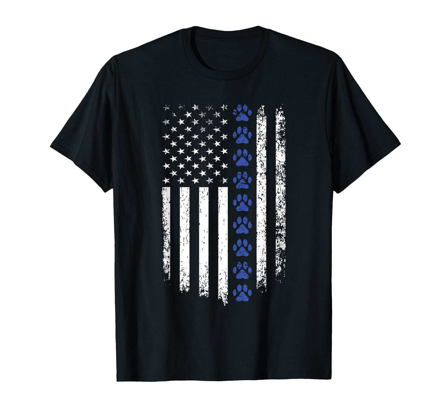 K9 Veteran Military Working Dog USA US Flag K9 Veterans Day T-Shirt