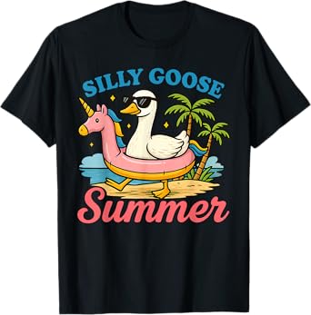 Silly Goose Funny Meme Summer Vacation Hawaii Beach Family T-Shirt