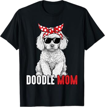 Womens Doodle Mom Goldendoodle Labradoodle Dog T-Shirt