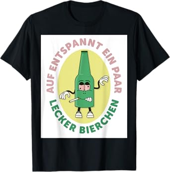Delicious Beer On Relaxed Funny Design T-Shirt