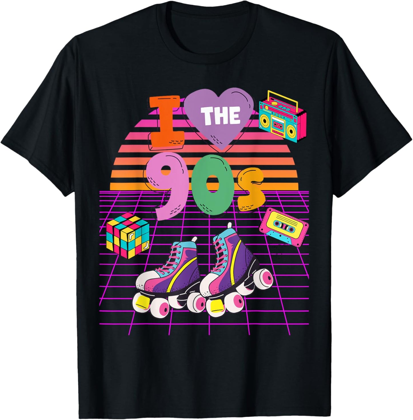 I Love The 90s Nineties Teacher's Back To The 90's Themed Retro T-shirt by TeeBrew