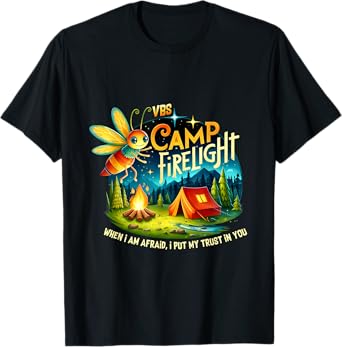 VBS Camp Firework 2024 Camp Firelight Vacation Bible School T-Shirt
