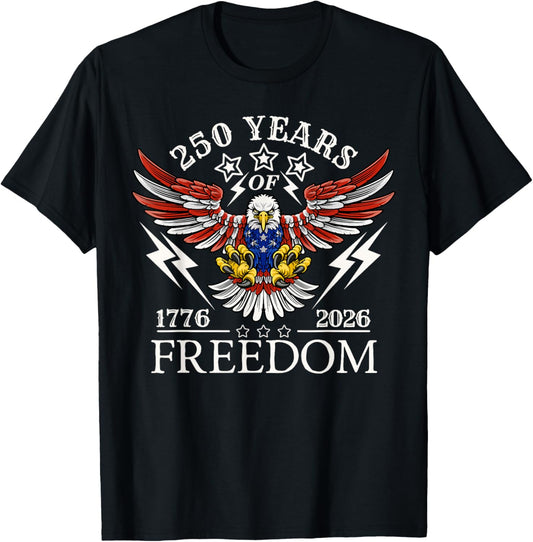 Americas Semi Quincentennial 250th Anniversary Commemorative T-Shirt