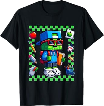 First Day Of School Back To School Gamers Boys Kids T-Shirt