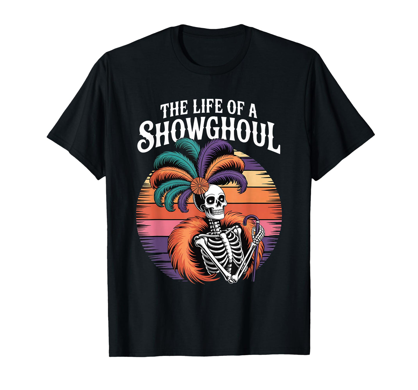 Life of a Showghoul Retro Vintage Halloween T-Shirt
