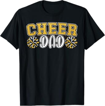 Proud Cheer Daddy My Favorite Cheerleader Calls Me Dad Men T-Shirt