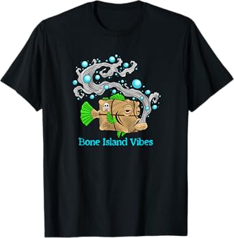 Bone Island Vibes Square Grouper T-Shirt