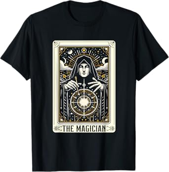 Magician Tarot Card Decks Halloween Costume T-Shirt