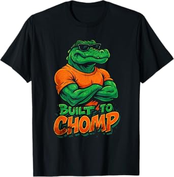 Gator Funny Animals - Throwback Design T-Shirt
