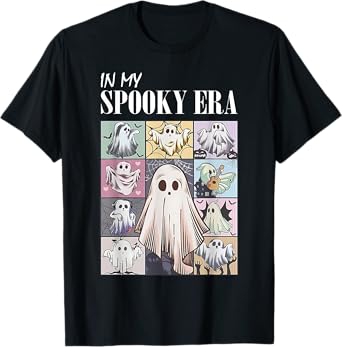 In My Spooky Era Spooky Season Funny Ghost Halloween T-Shirt