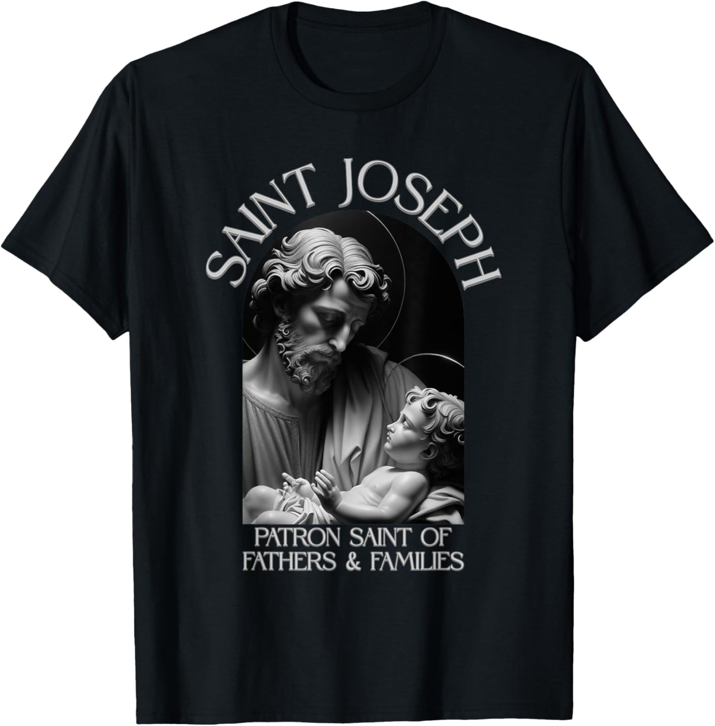 St Joseph fathers day patron Saint Catholic T-Shirt
