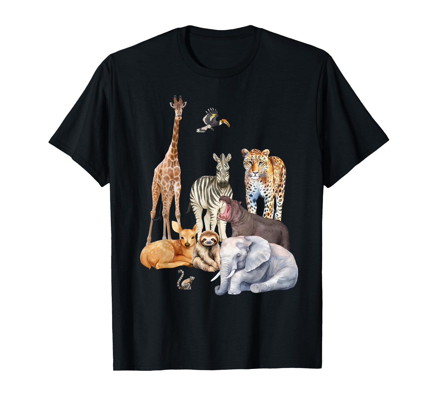 Wildlife Safari Party Animal Design T-Shirt